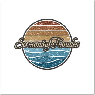 Screaming Females Retro Waves Posters and Art